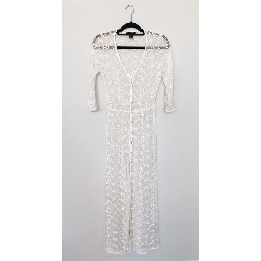 Maxi Floral Sheer Dress or Kimono